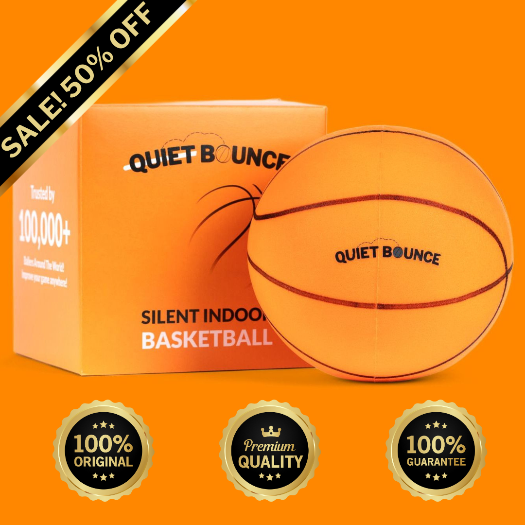 QBounce™ Silent Basketball 2.0 - Indoor Basketball